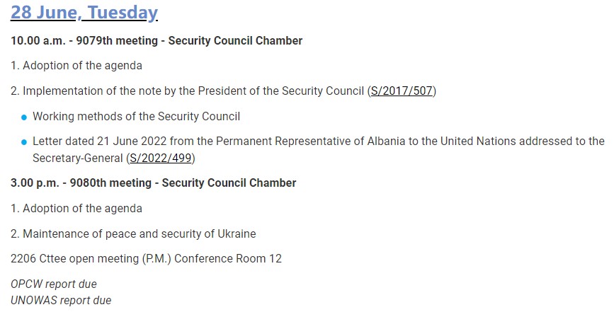 Совбез ООН собирает заседание по Украине из-за удара по Кременчугу - 1 - изображение