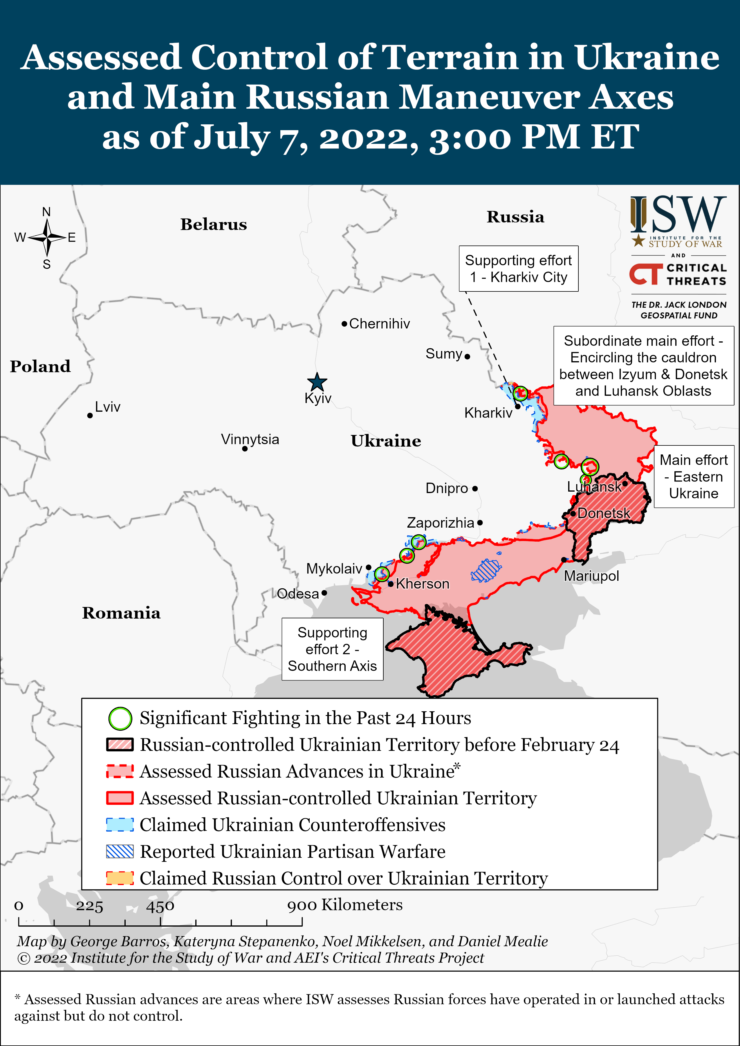 ISW: войска РФ могут готовиться к одновременному штурму Славянска и Краматорска - 1 - изображение