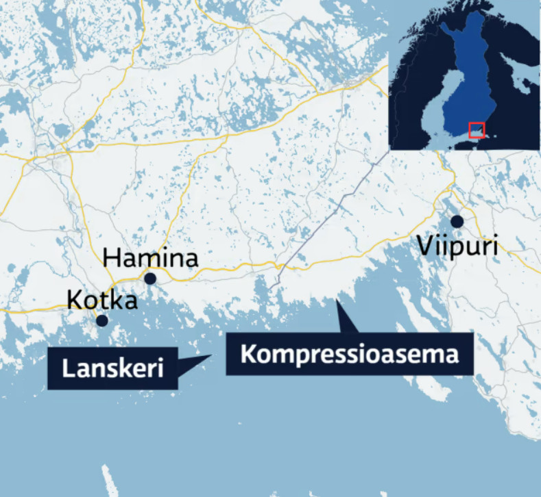 «Газпром» на границе с Финляндией сжигает газ, предназначенный для транспортировки в ЕС — СМИ - 1 - изображение