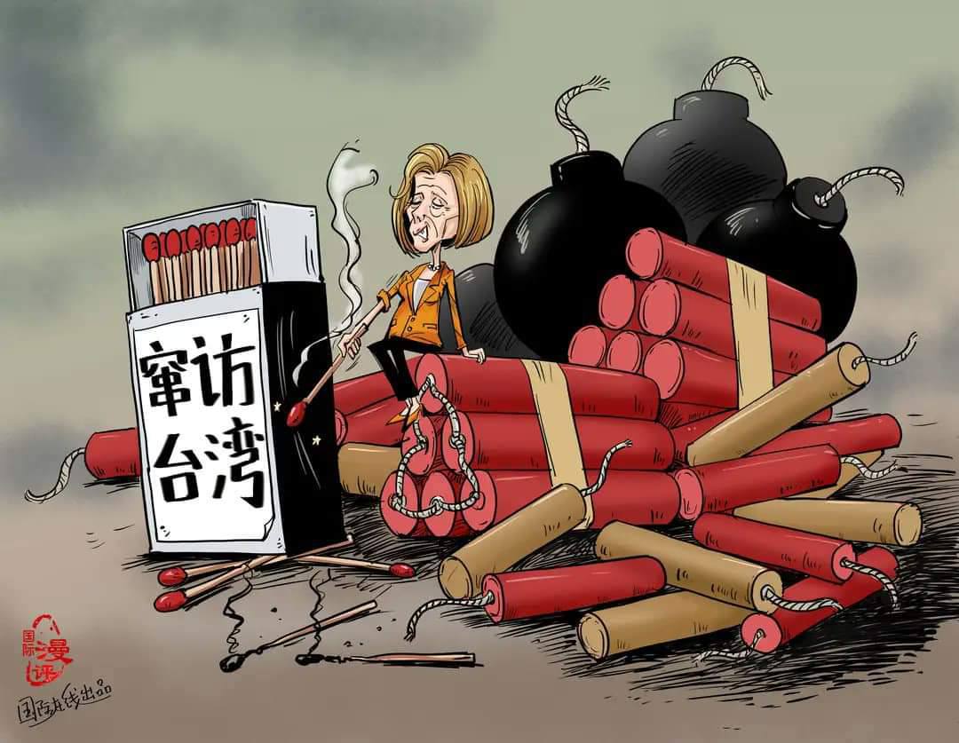 Нэнси Пелоси и её полёт на Тайвань: Сеть отреагировала мемами и карикатурами - 4 - изображение
