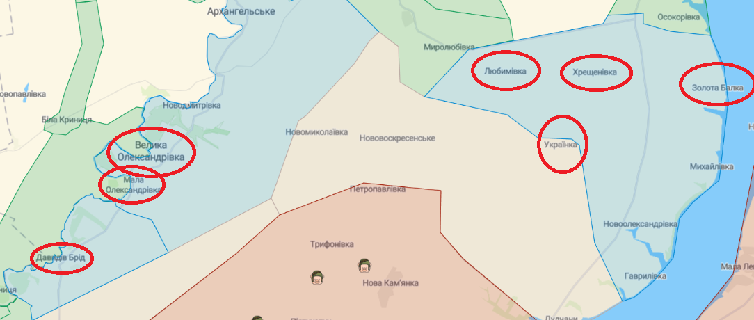 ВСУ освободили восемь населённых пунктов Херсонской области — ОК «Юг» - 1 - изображение