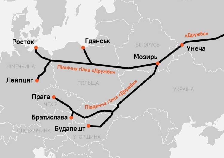 В Польше сообщили об утечке на одной из ниток нефтепровода «Дружба» - 1 - изображение