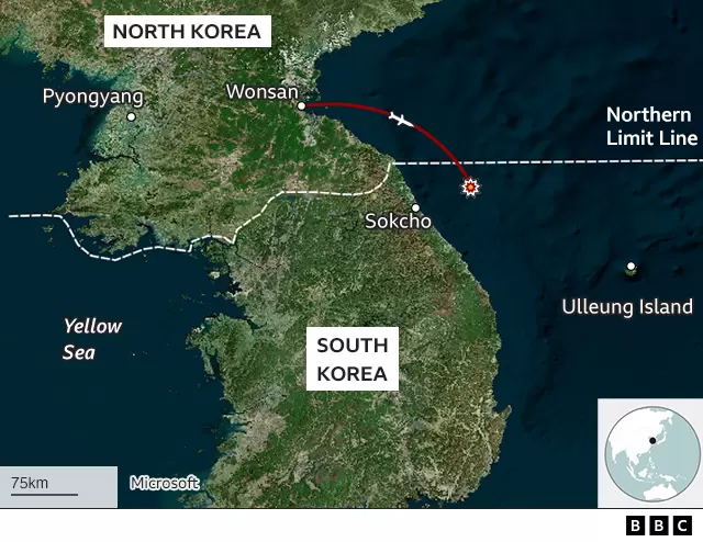 КНДР запустила не менше 17 ракет, перетнуто морський кордон з Південною Кореєю – JCS - 1 - изображение