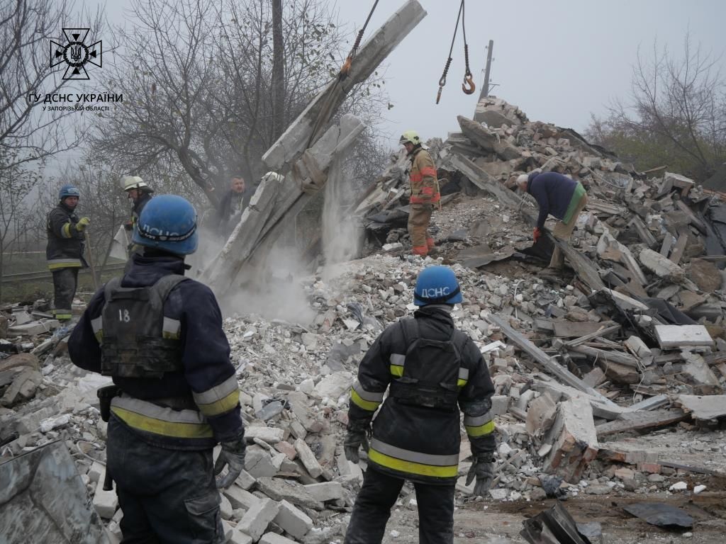 В Вольнянске Запорожской области из-за обстрела дома погибли 9 человек –  ГСЧС