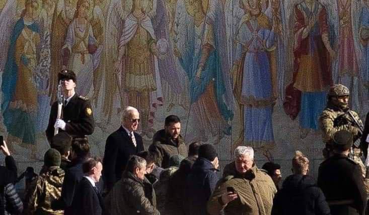 Президент США Джо Байден приехал в Киев: хроника визита (фото, видео) - 1 - изображение